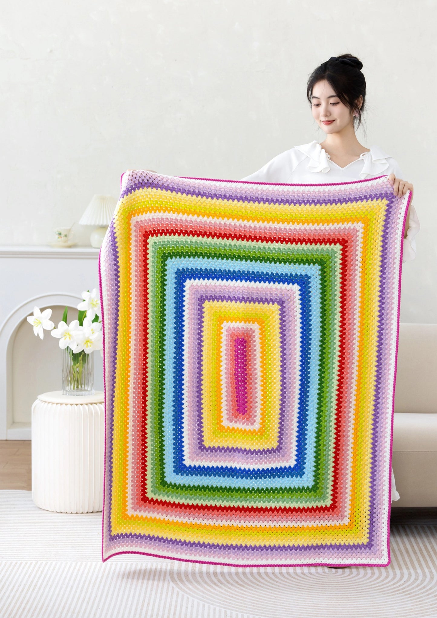Candybow Blanket Crochet Pattern