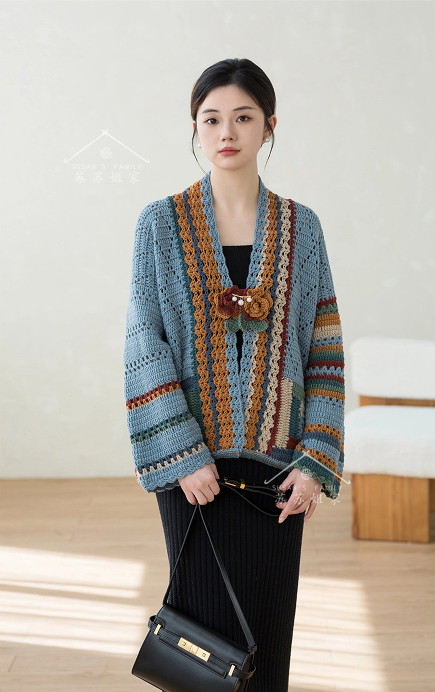 Lazy Loose Coat Crochet Pattern