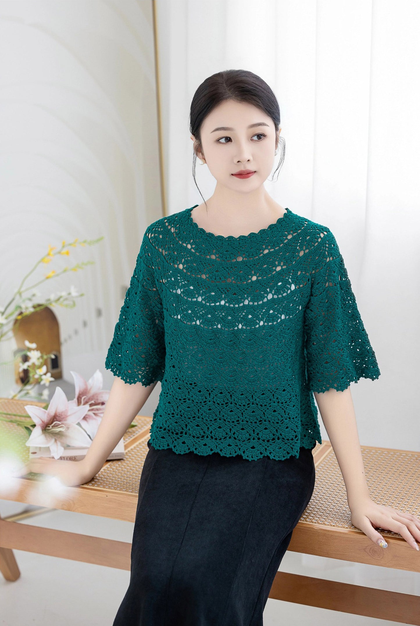 Scallion Sweater Crochet Pattern