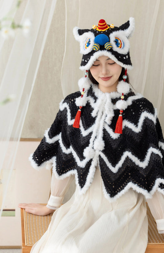 Dancing Lion Cloak Crochet KIt