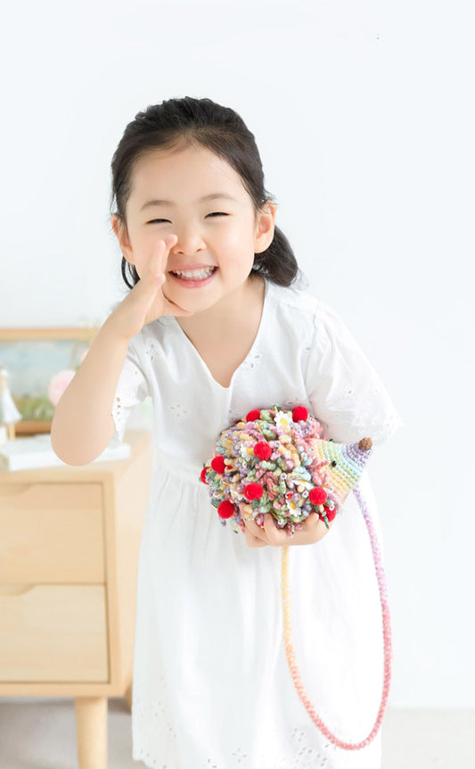 Hedgehog Pouch Crochet Kit