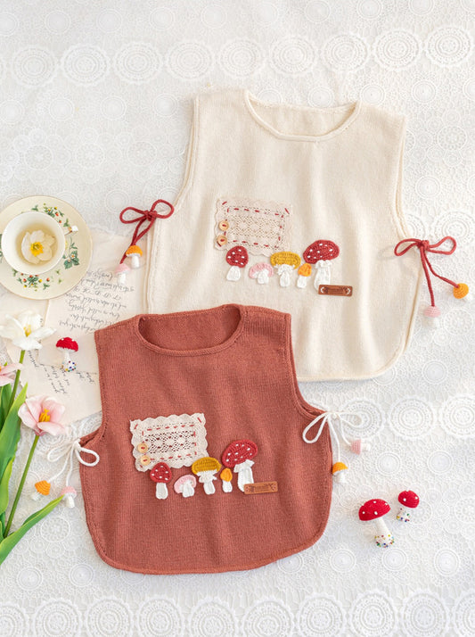 Mushroom Vest Knit Kit