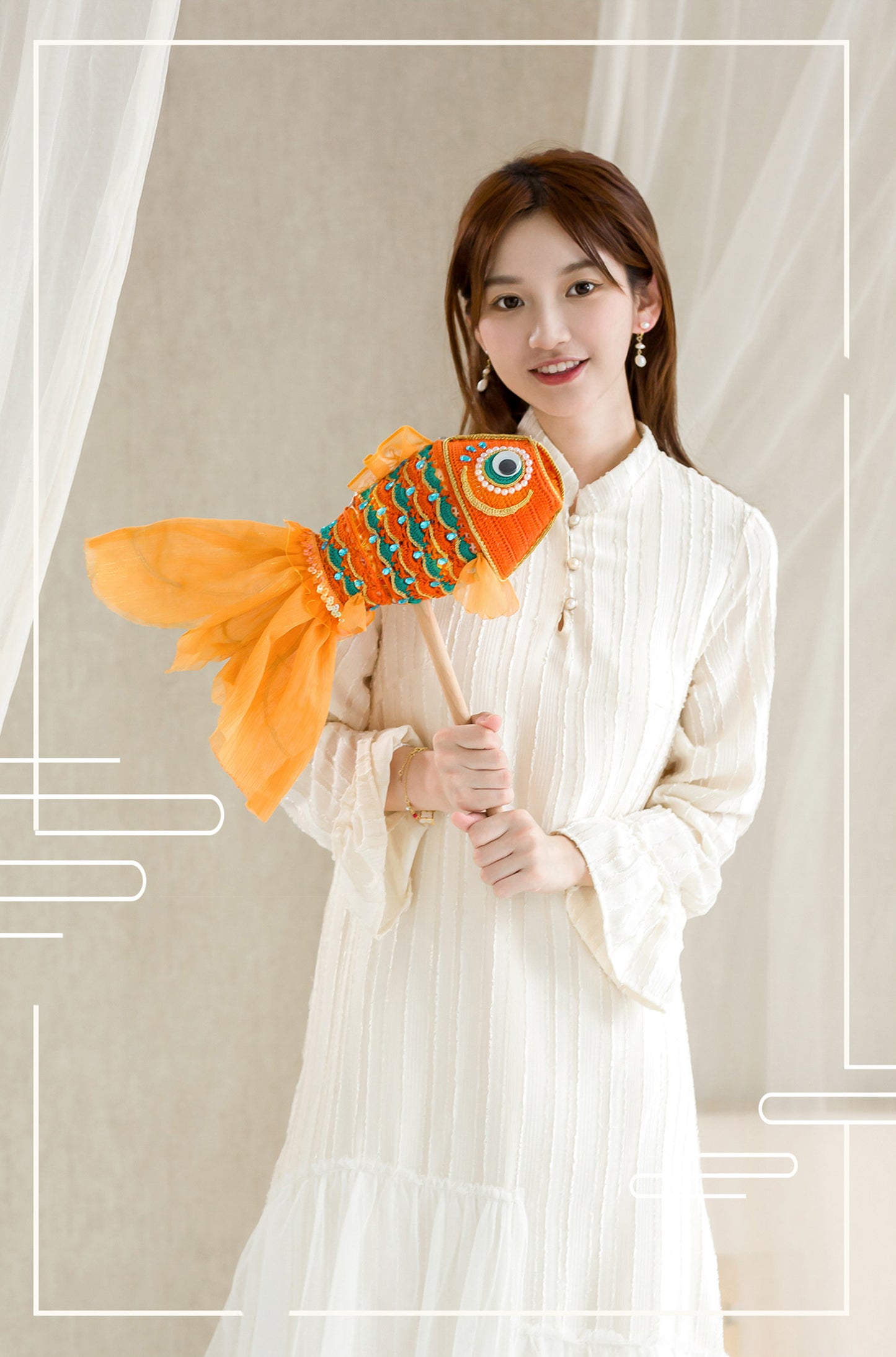 Lucky Koi Lantern Crochet Kit