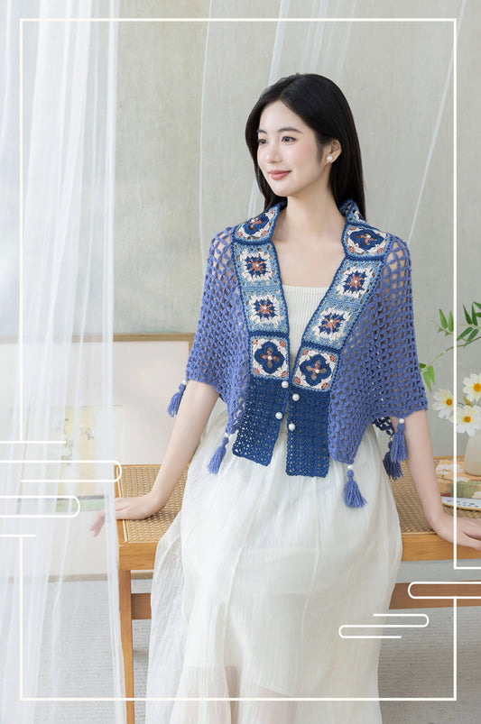 Dawn Whisper Shawl Crochet Kit