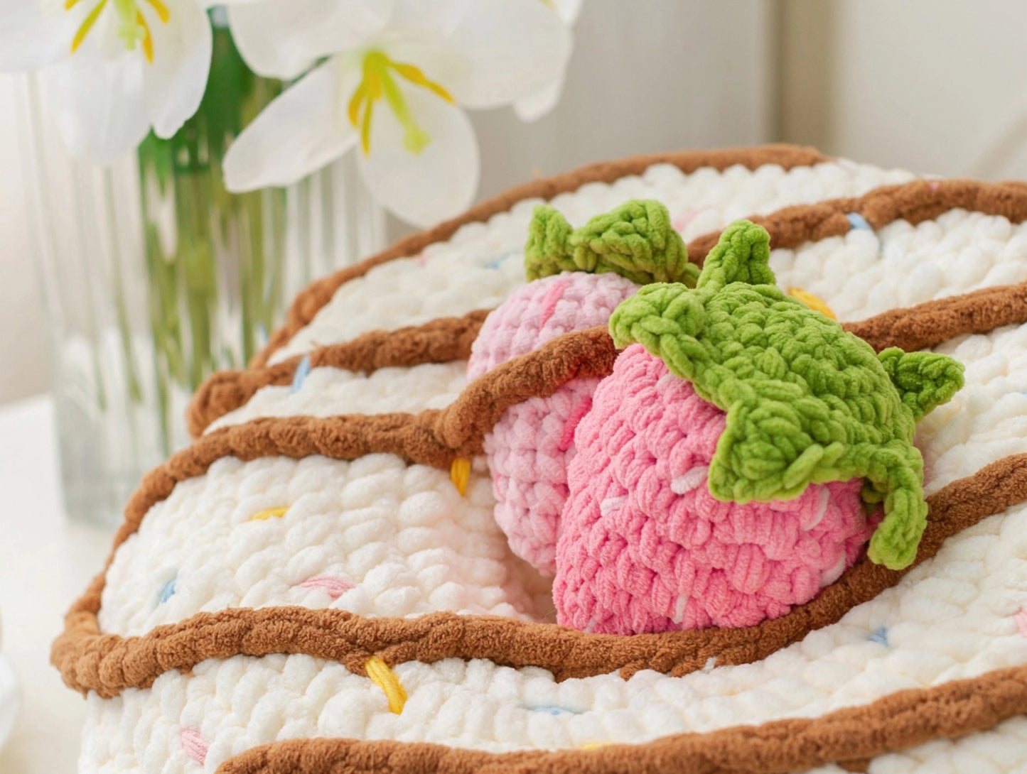 Donut Cushion Crochet Yarn Kit