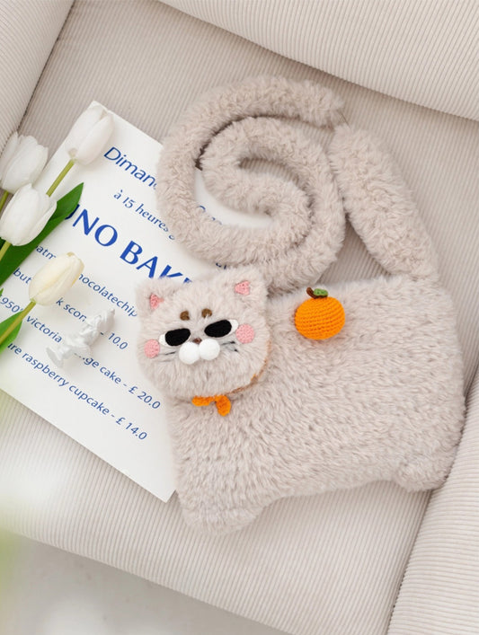 Cute Cat Crossbody Bag Crochet Pattern