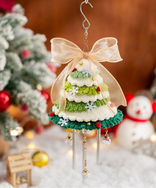 Christmas Tree Wind Chime Crochet Kit