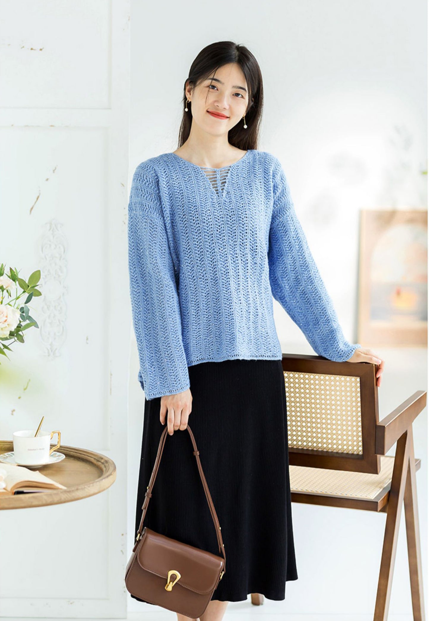 Palm Blouse Crochet Pattern