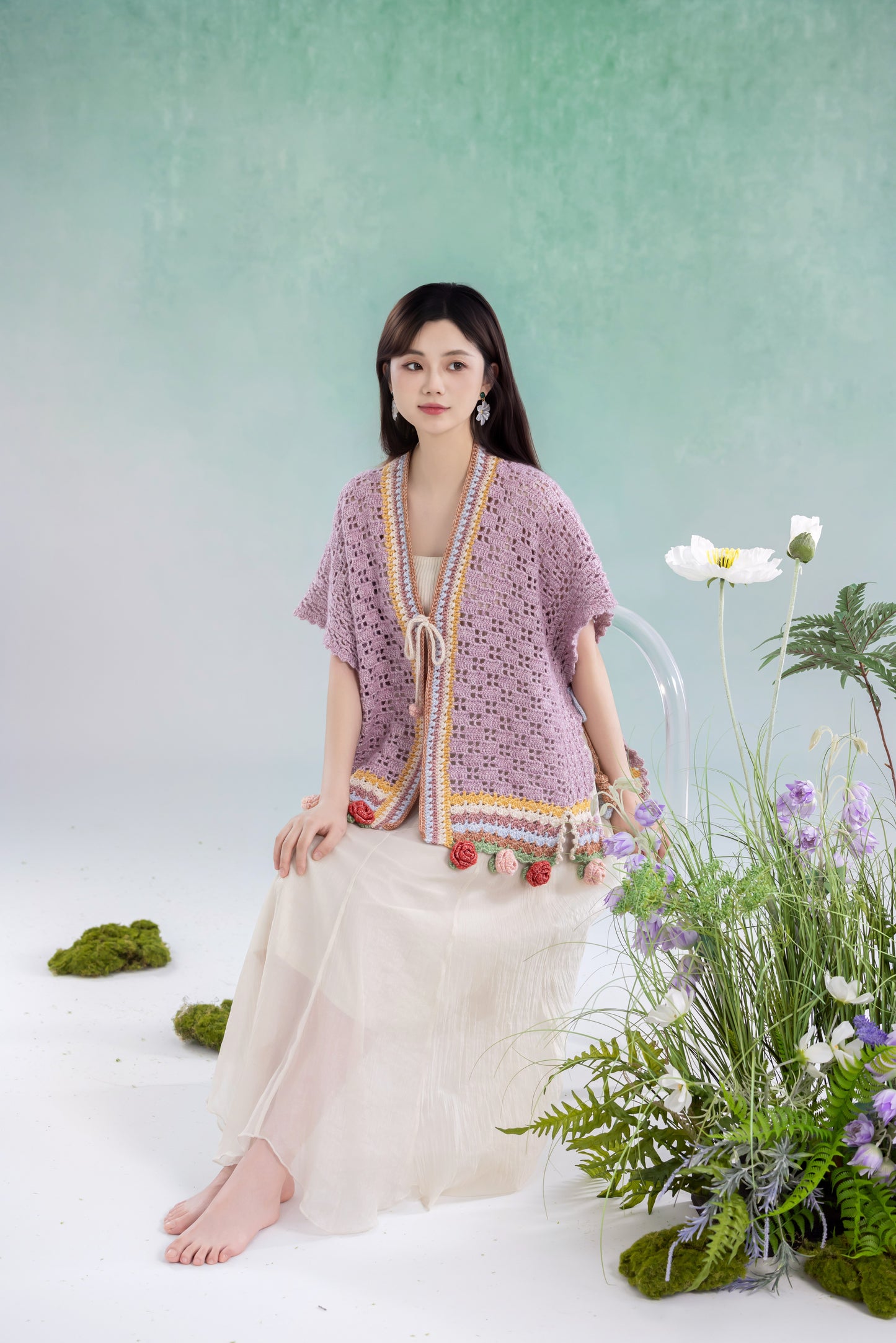 Rose Shawl Crochet Pattern