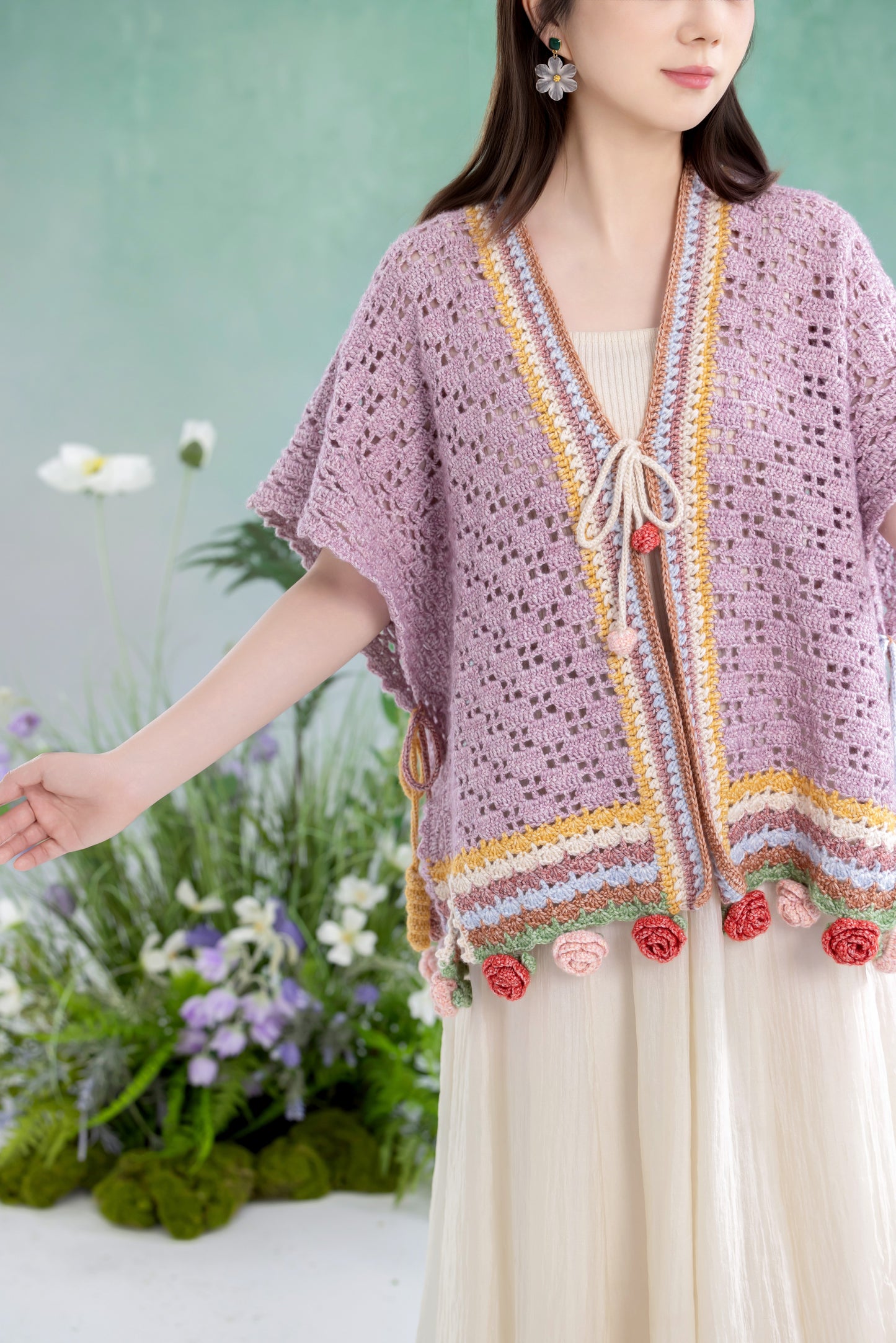 Rose Shawl Crochet Pattern
