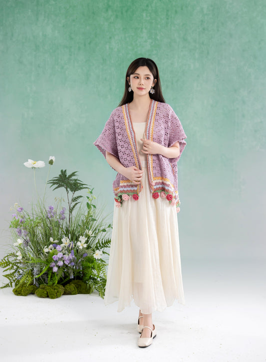Rose Shawl Crochet Pattern