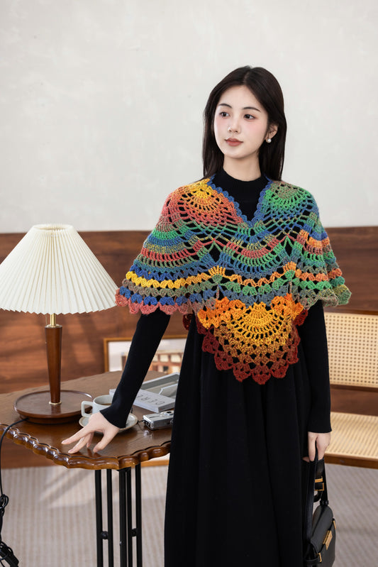 Meadow Cape Crochet Pattern
