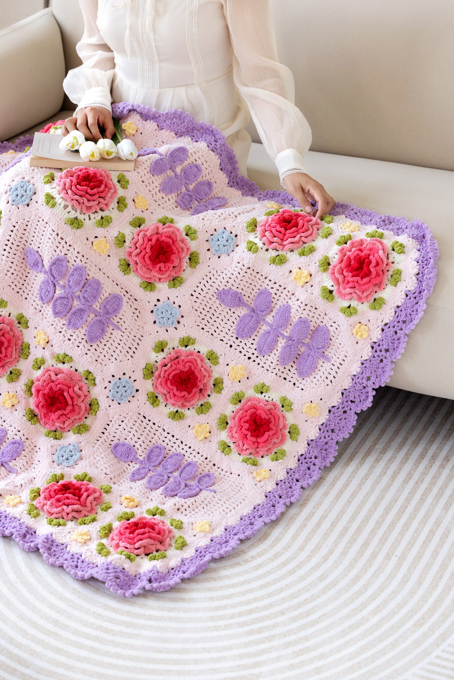 Morris's Rose Crochet Kit