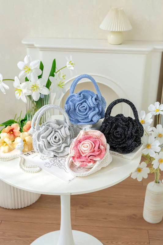Rose Clutch Crochet Pattern