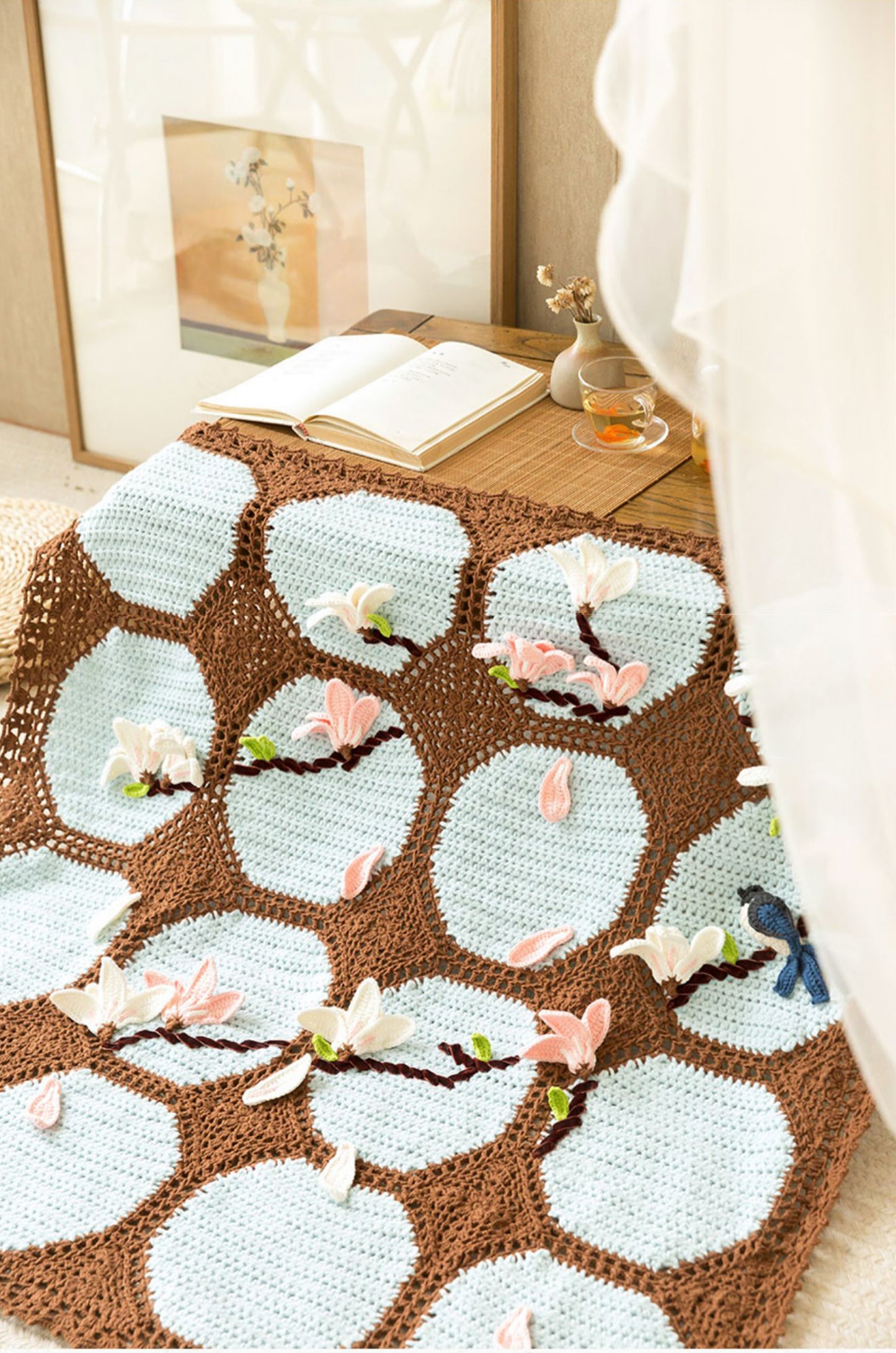 Jiangnan Motif Blanket Crochet Pattern