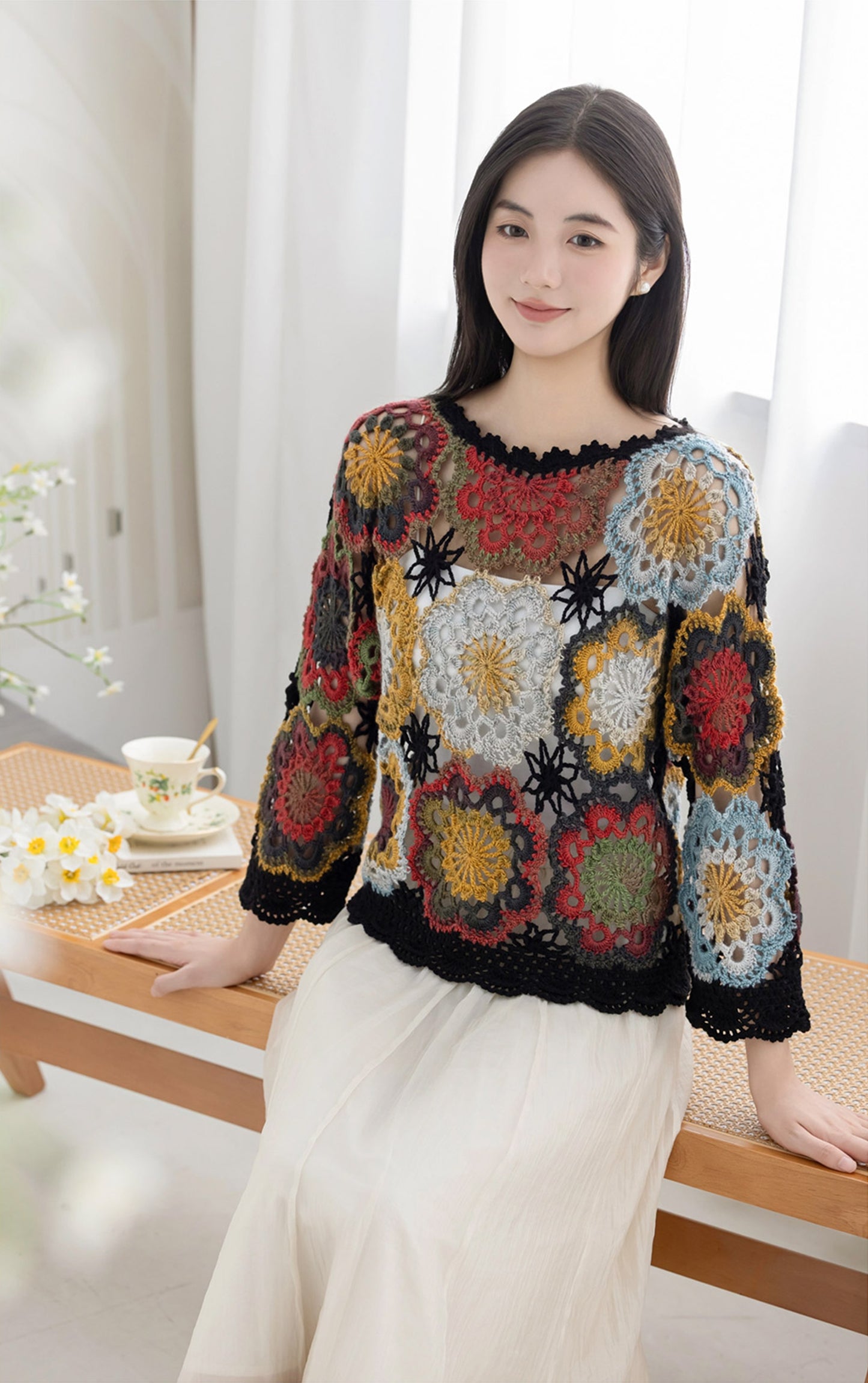 Yanko Pullover Crochet Kit