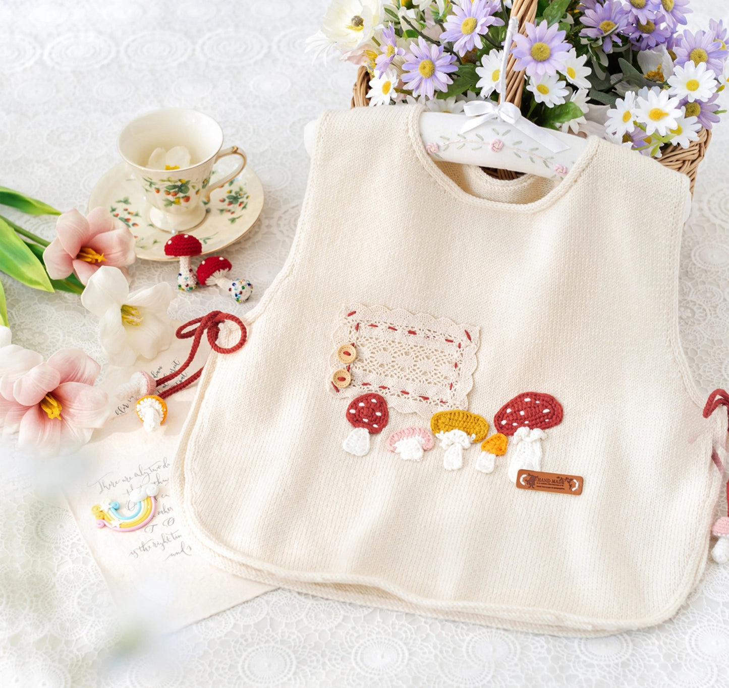 Mushroom Vest Knit Pattern