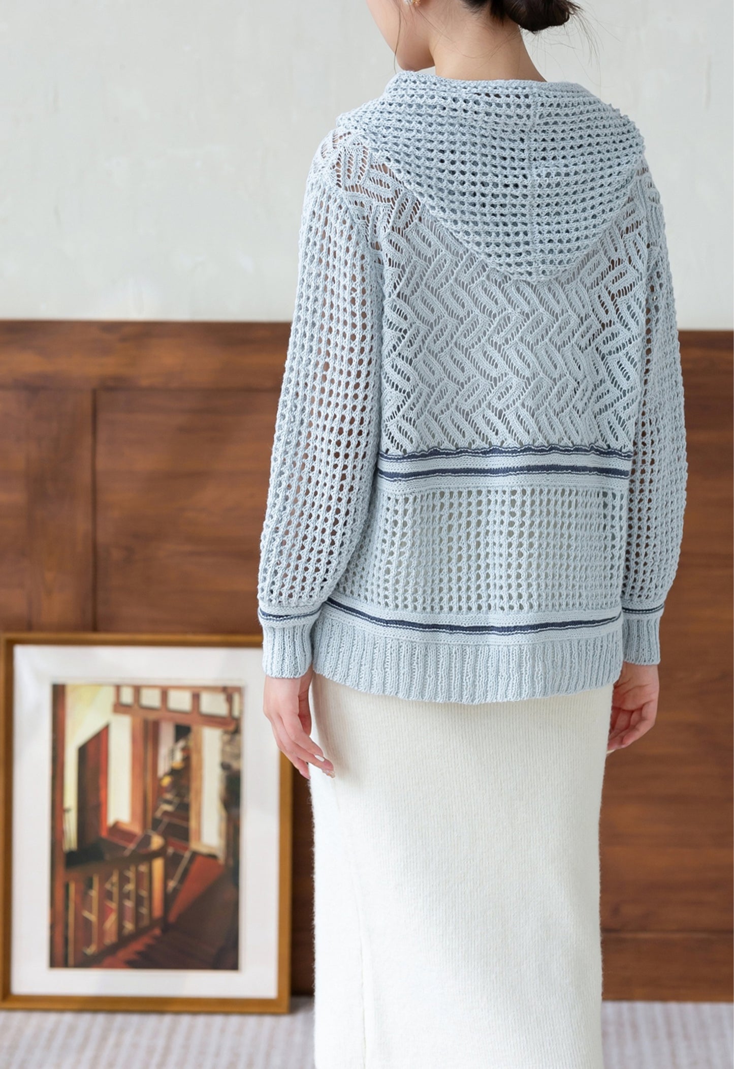 Breezy Hooded Cardigan Knit Kit