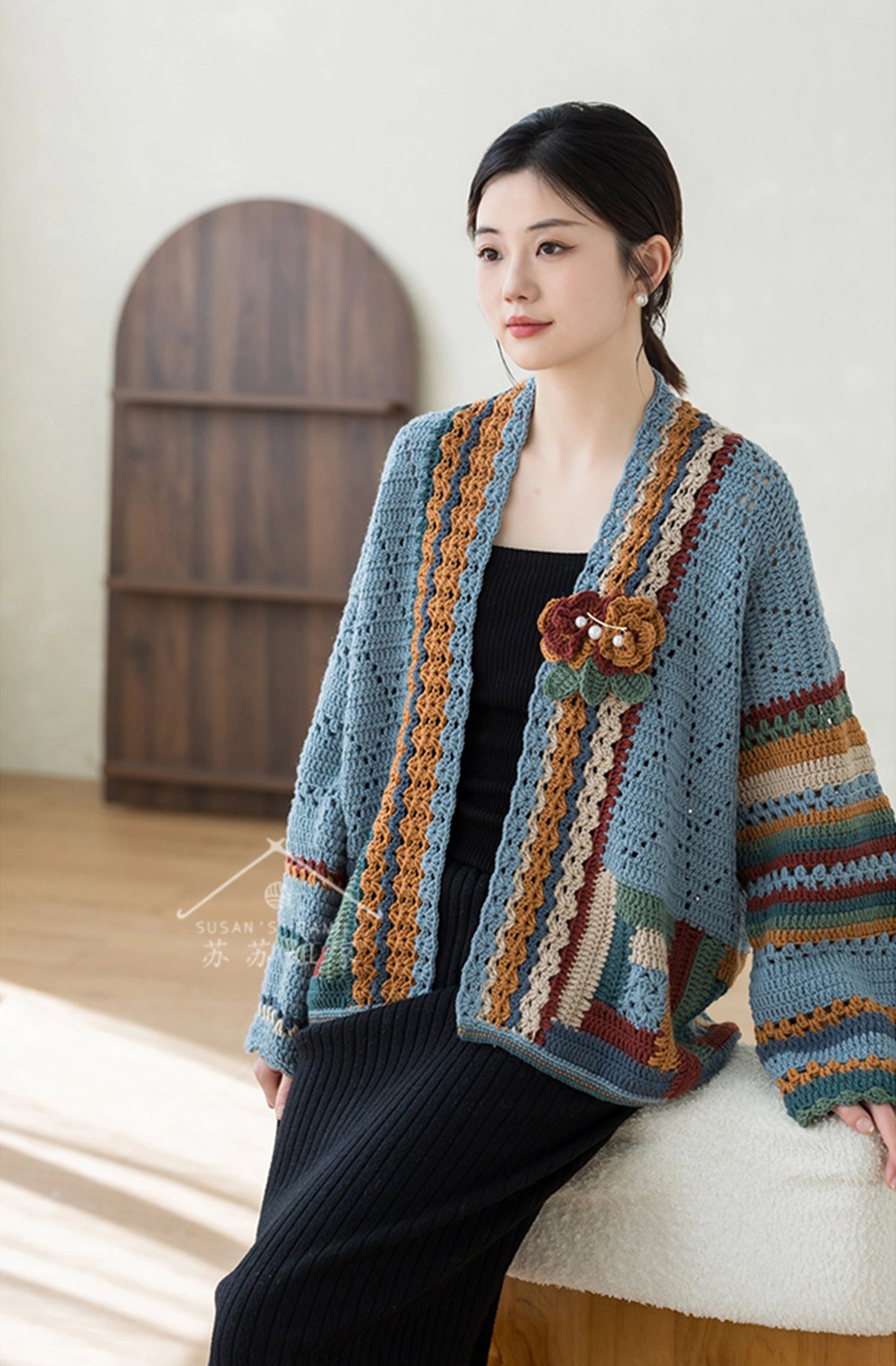 Lazy Loose Coat Crochet Pattern