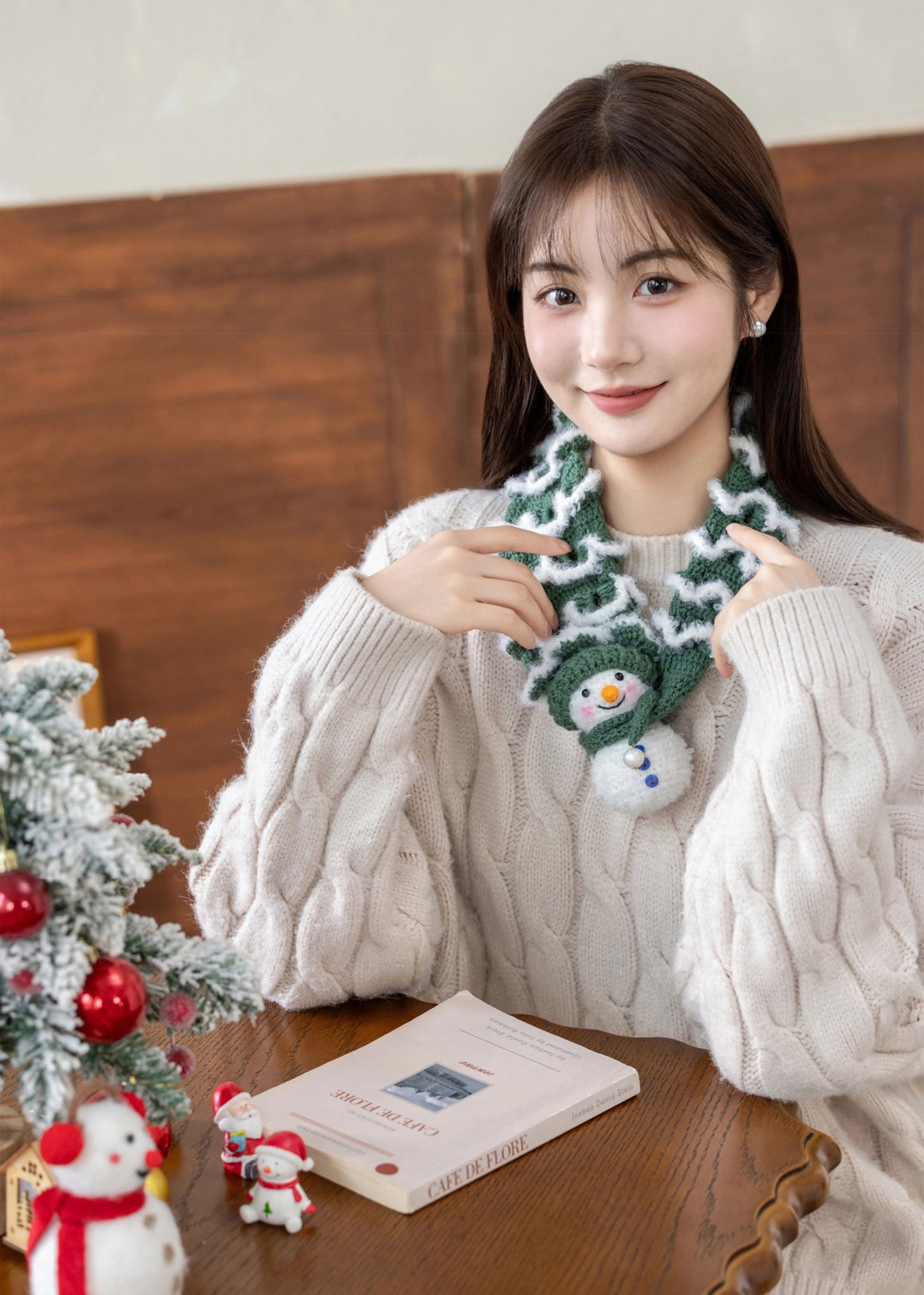 Christmas Tree Scarf Crochet Kit