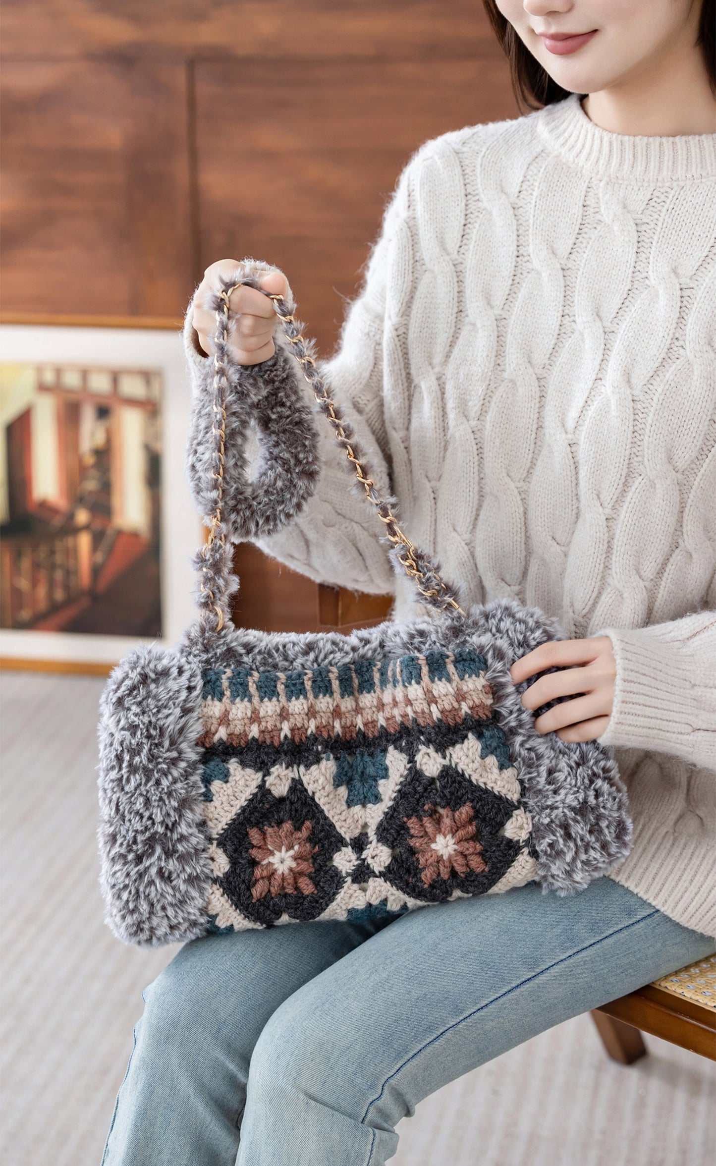 Checkered Cozy Crochet Pattern