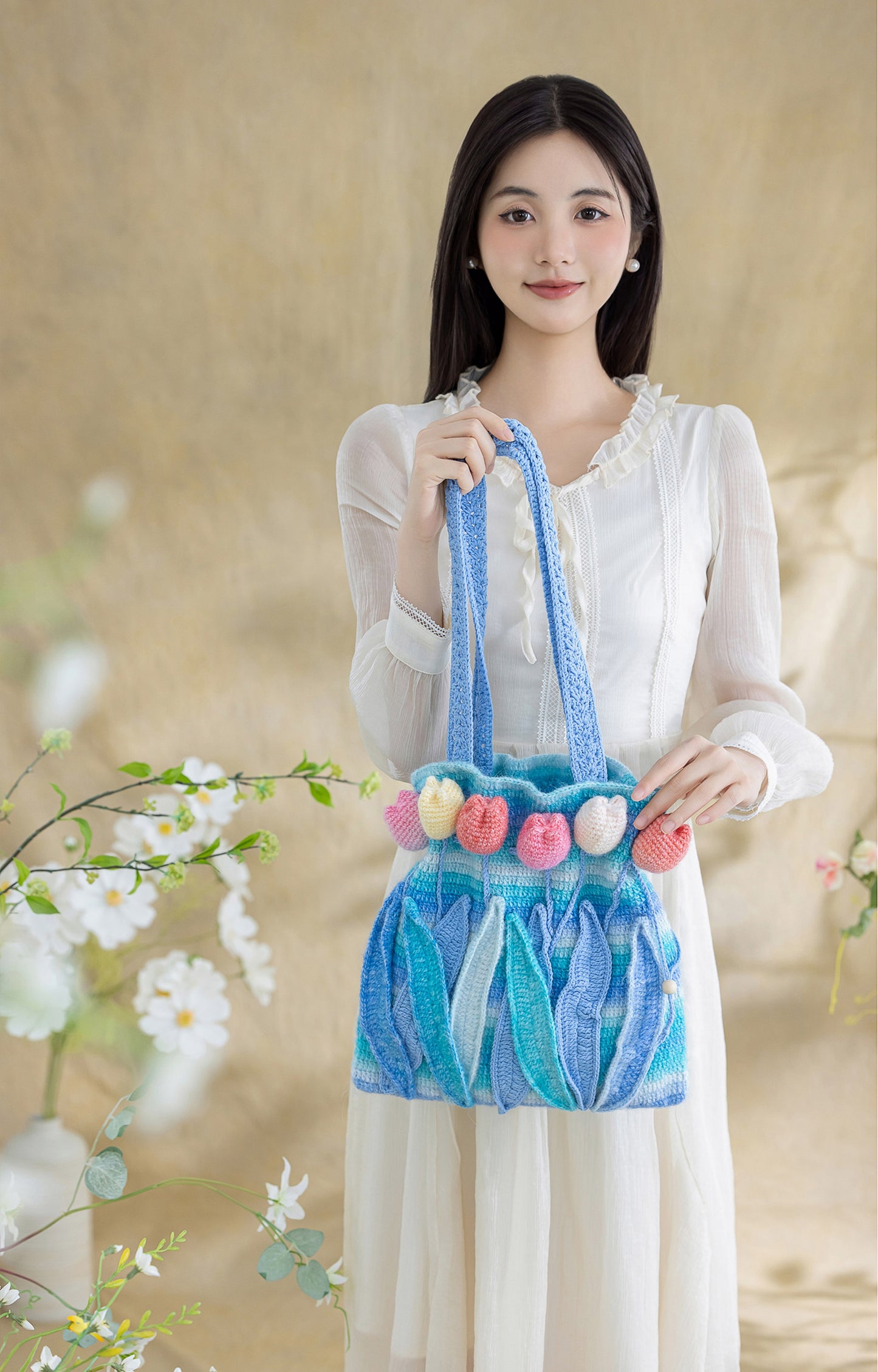 Blossom Shoulder Bag Crochet Kit