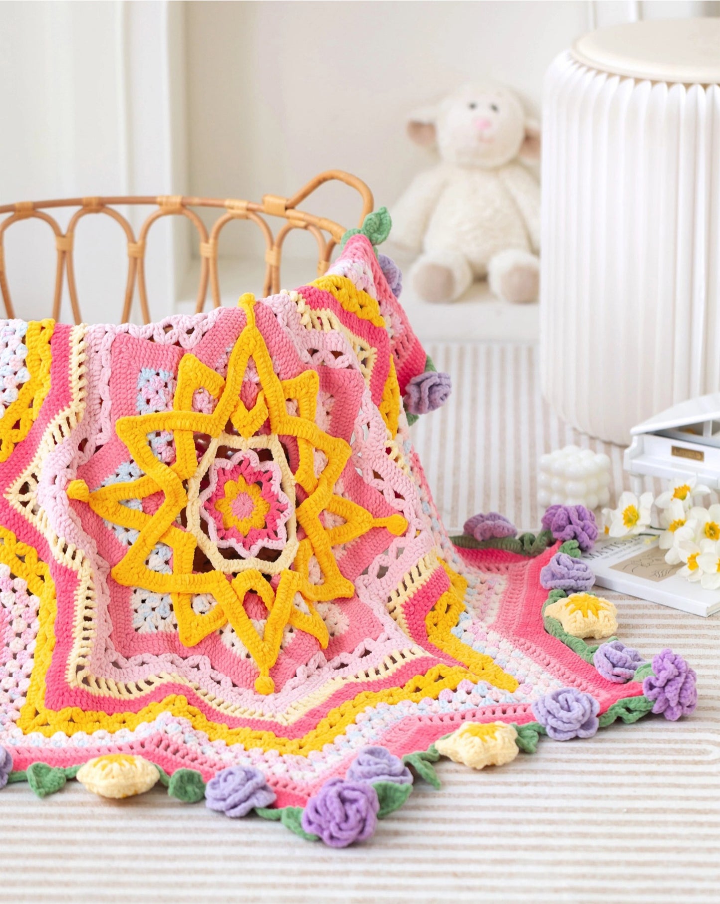 Starlight Bouquet Blanket Crochet Pattern