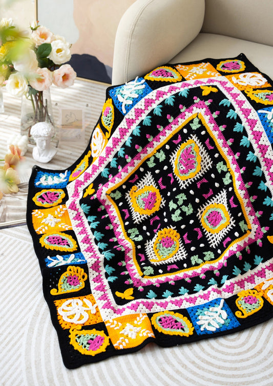 Paisley Blanket Crochet Kit