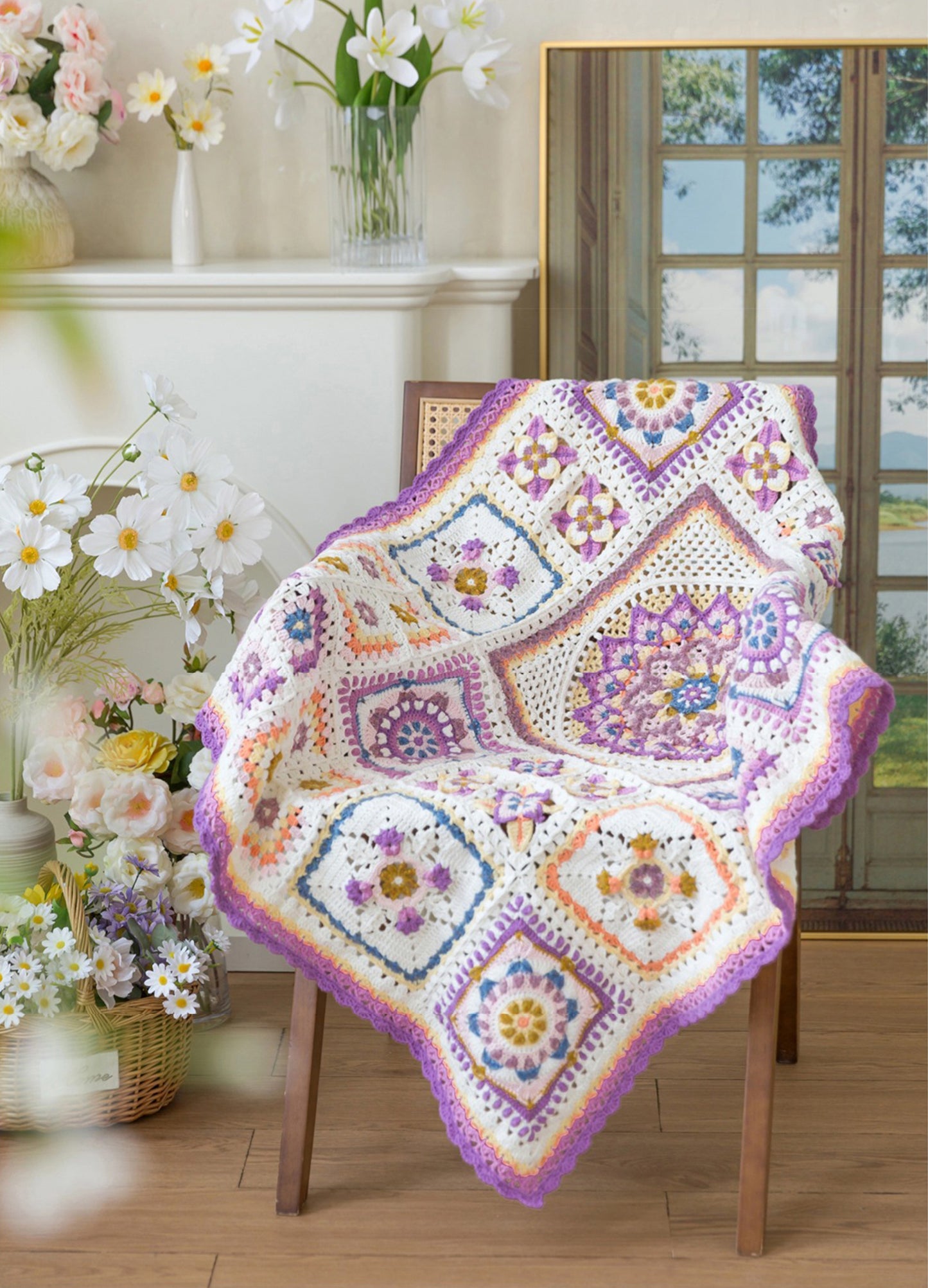 Flower of Life - Mandala Blanket Crochet Pattern