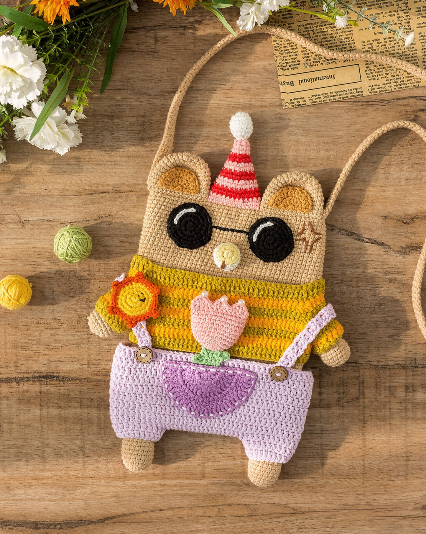 Sunglasses Bear Crochet Pattern