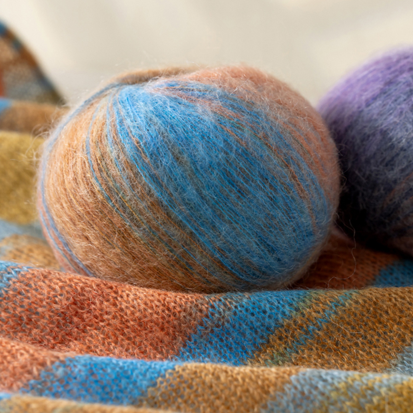 South African Soft Mohair Variegated