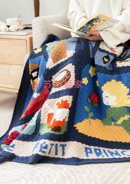 Little Prince Pixel Blanket Crochet Kit