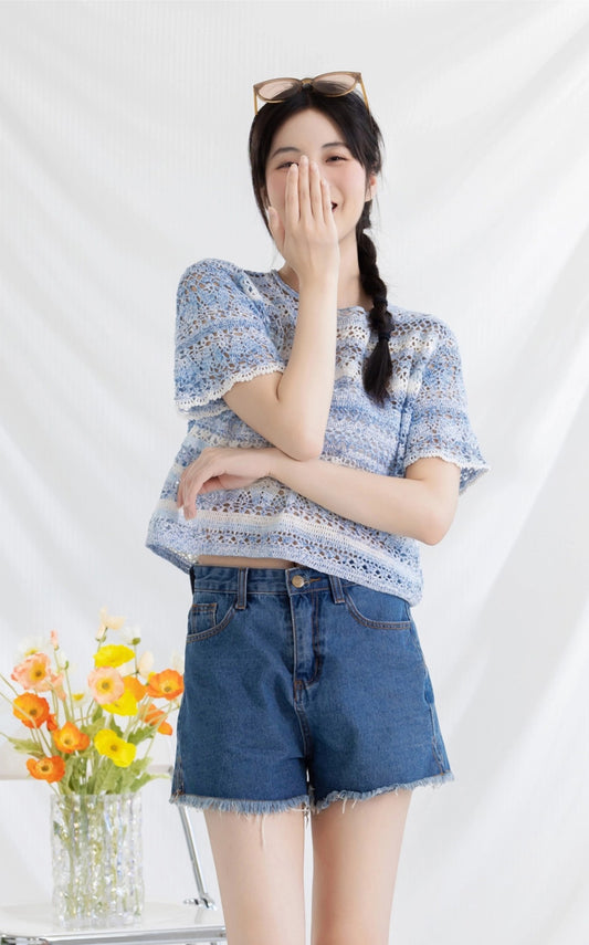 Butterfly Valley Pullover Crochet Pattern
