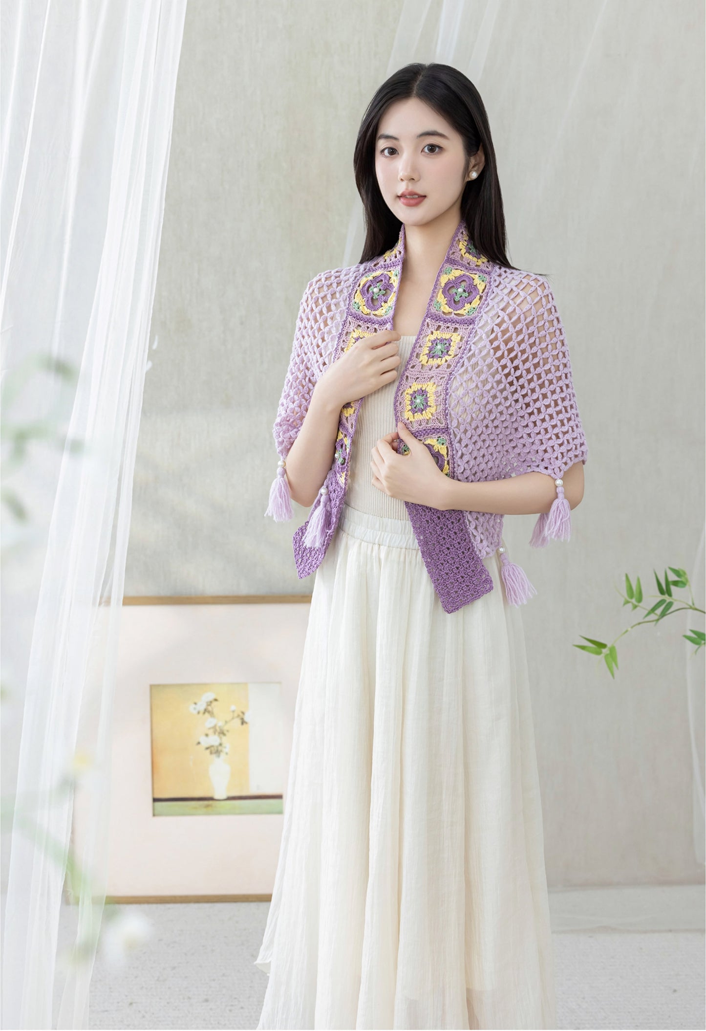 Dawn Whisper Shawl Crochet Pattern