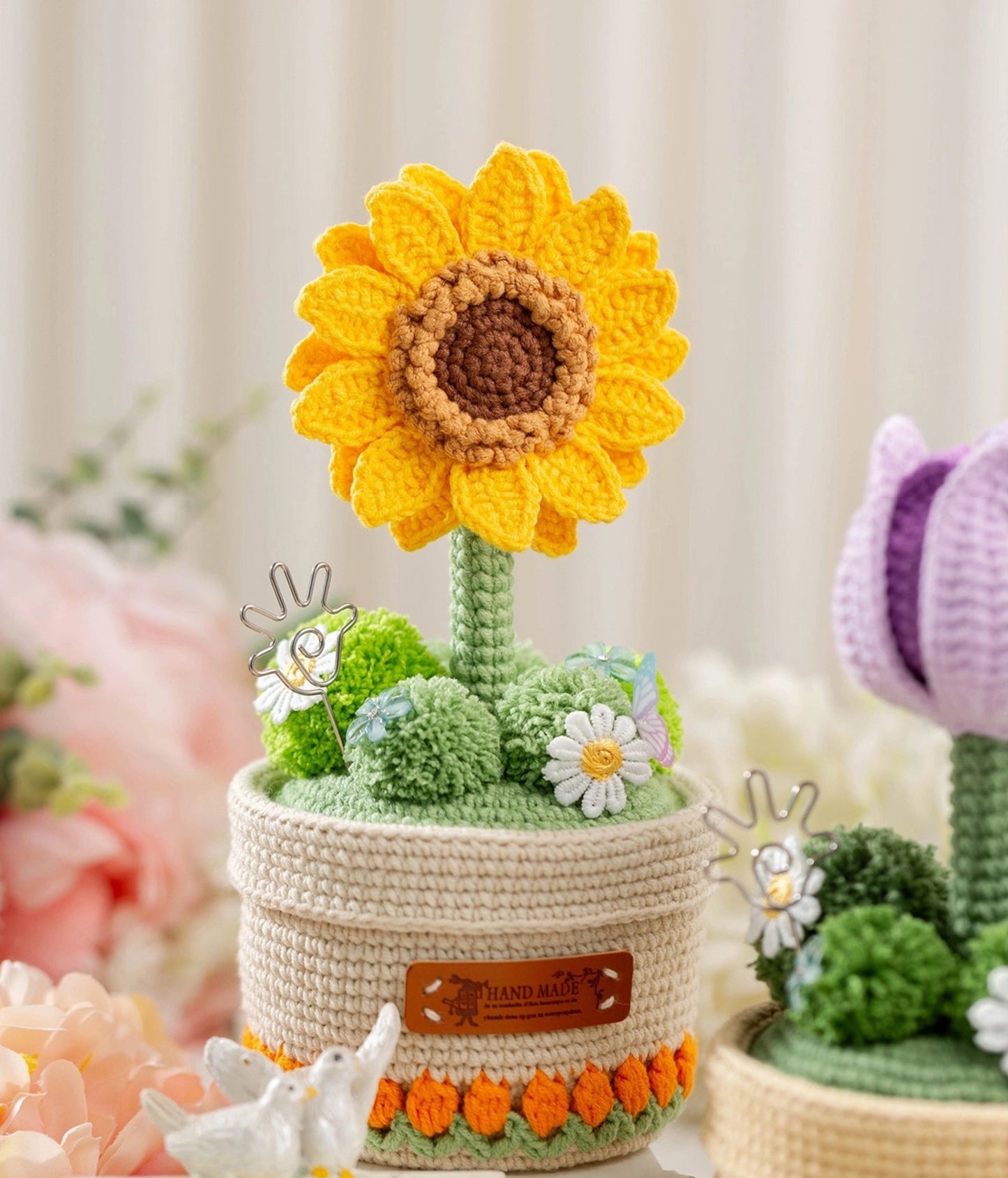Flowerpot Pen Holder Crochet Pattern