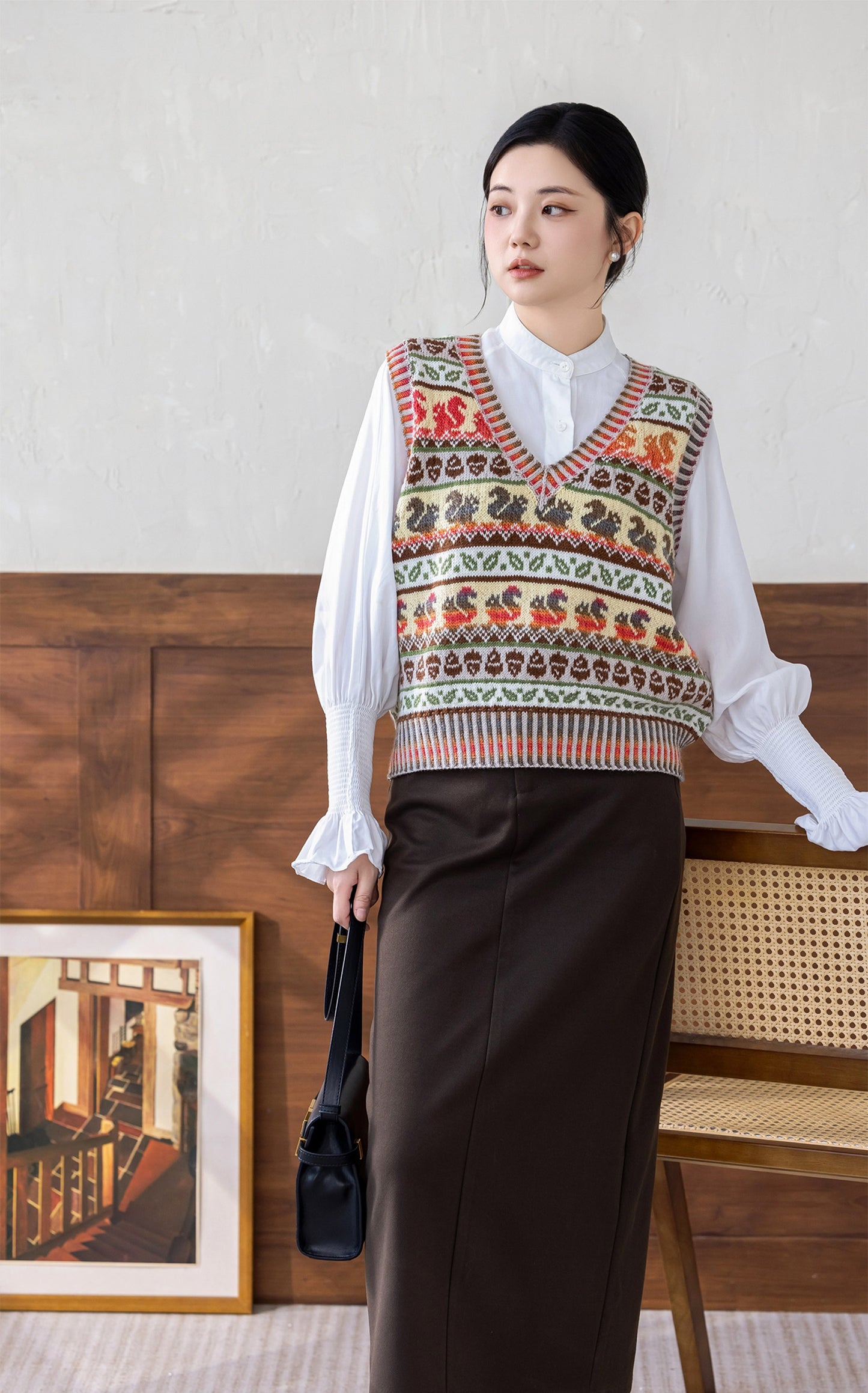 Squirrel Vest Knit Kit