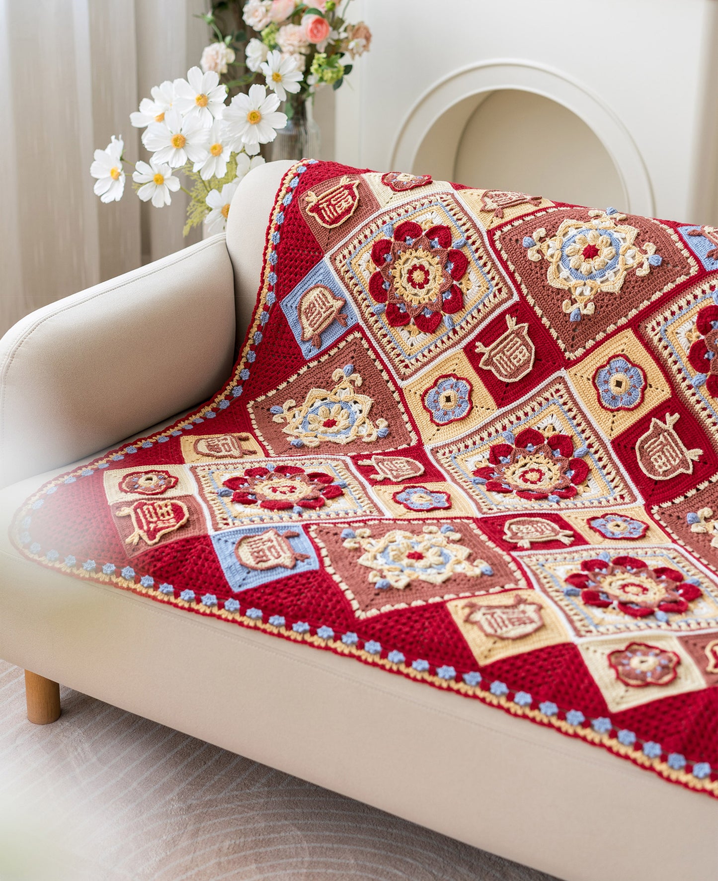 Loong of Fortune Blanket Crochet Pattern