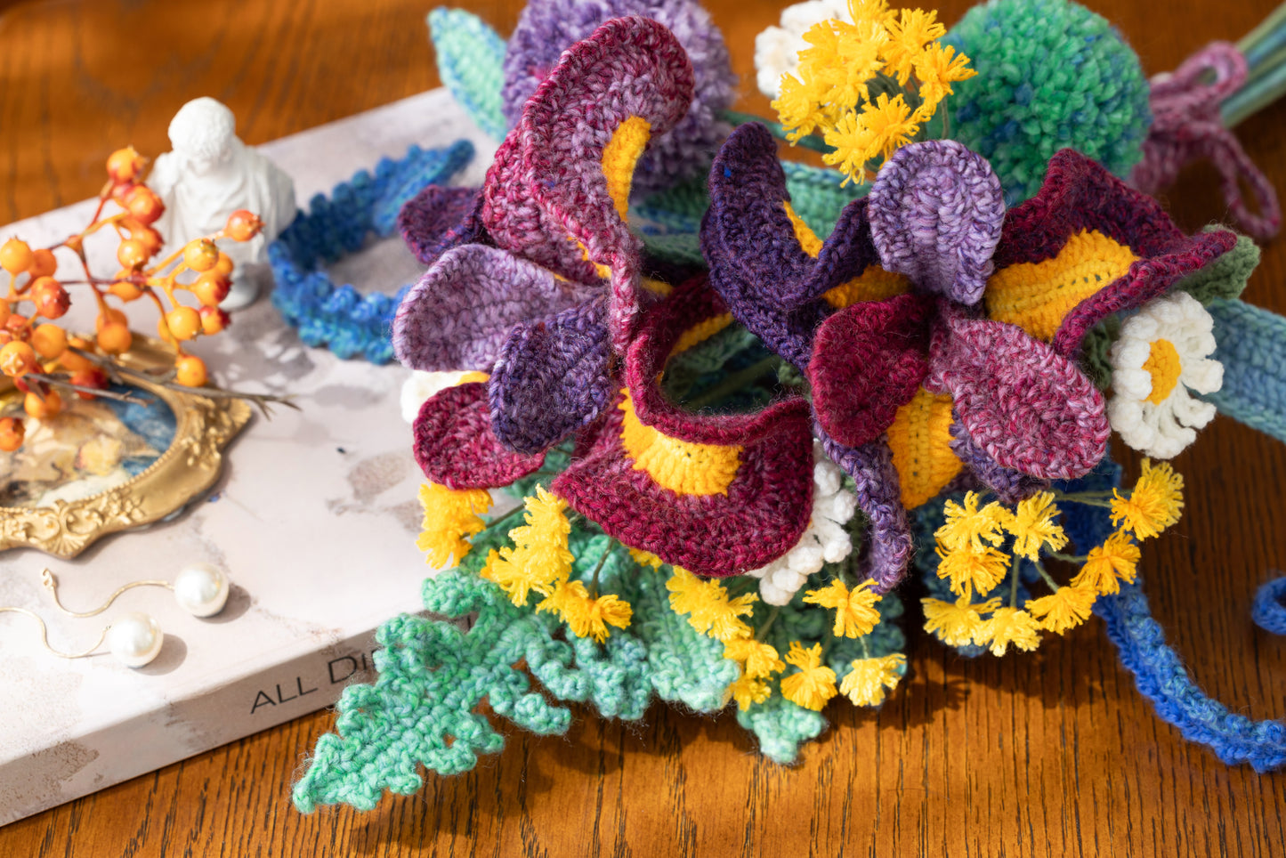 Wild Iris Berries Crochet Pattern