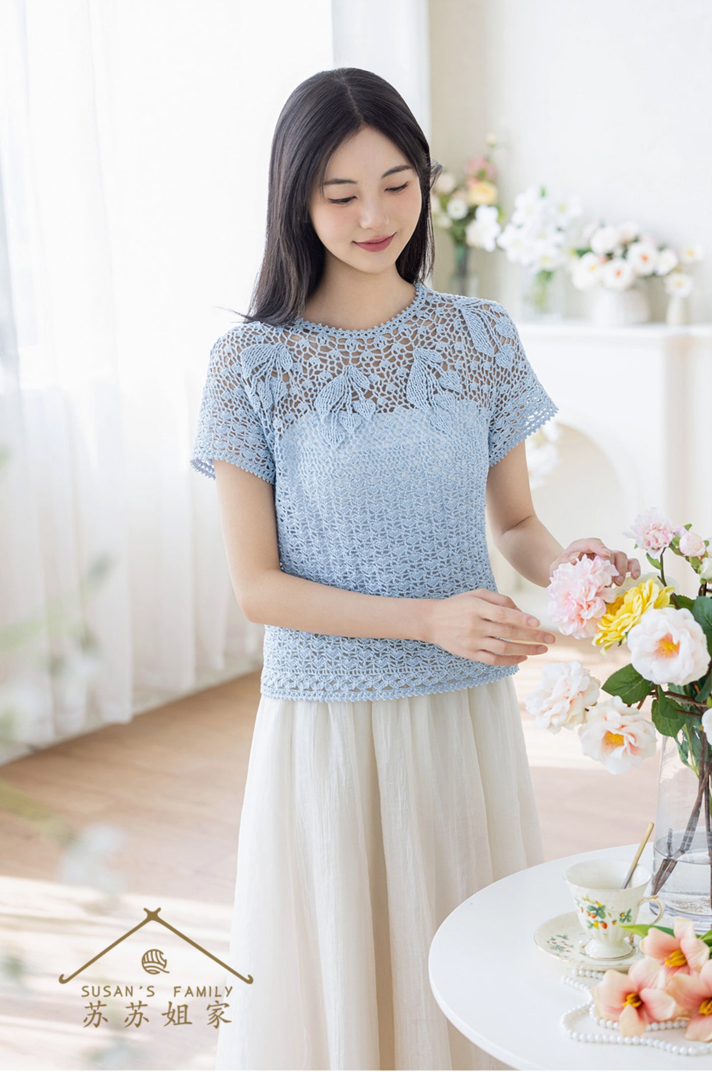 Lily of the Valley Lace Top Crochet Pattern