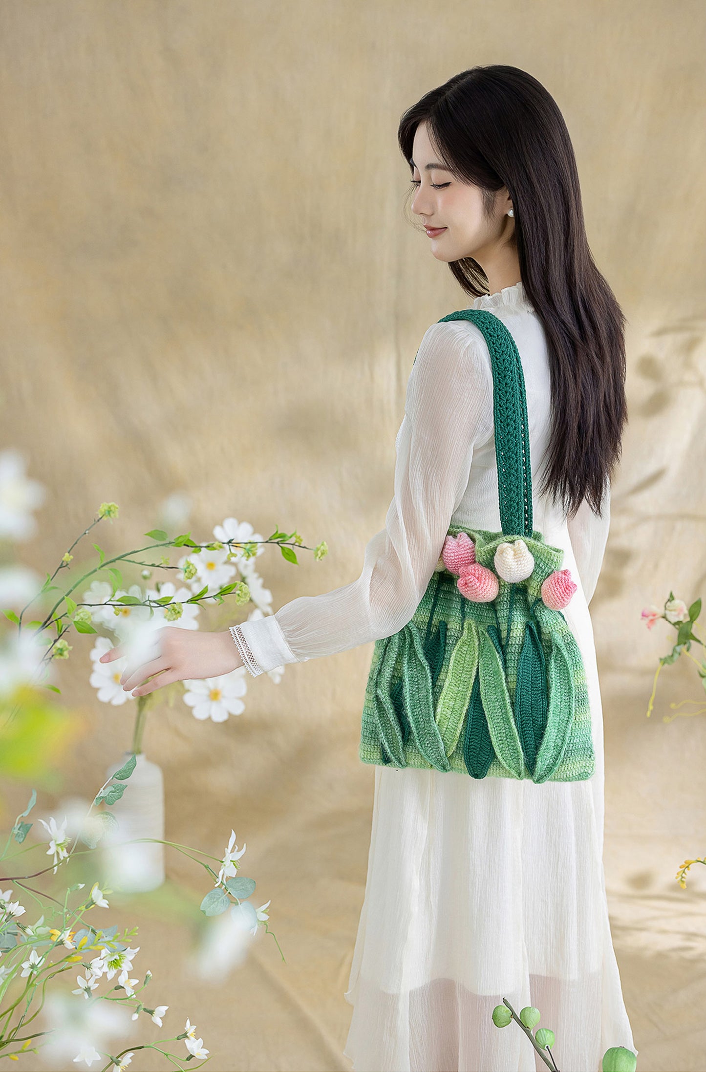 Blossom Shoulder Bag Crochet Kit