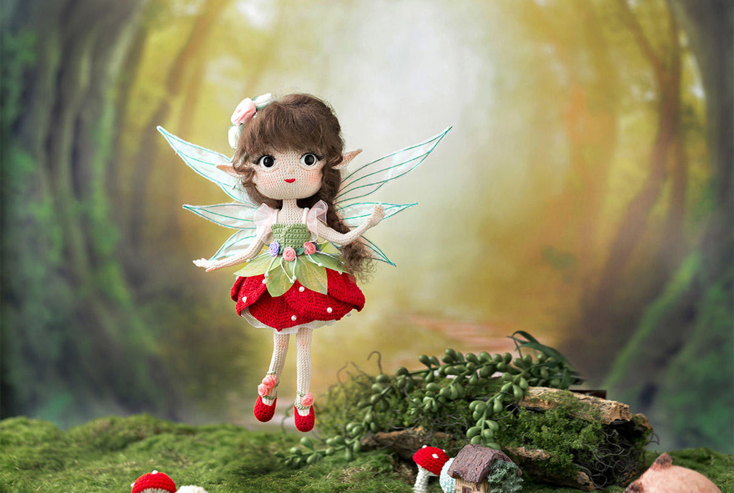 Rose Fairy Crochet Pattern