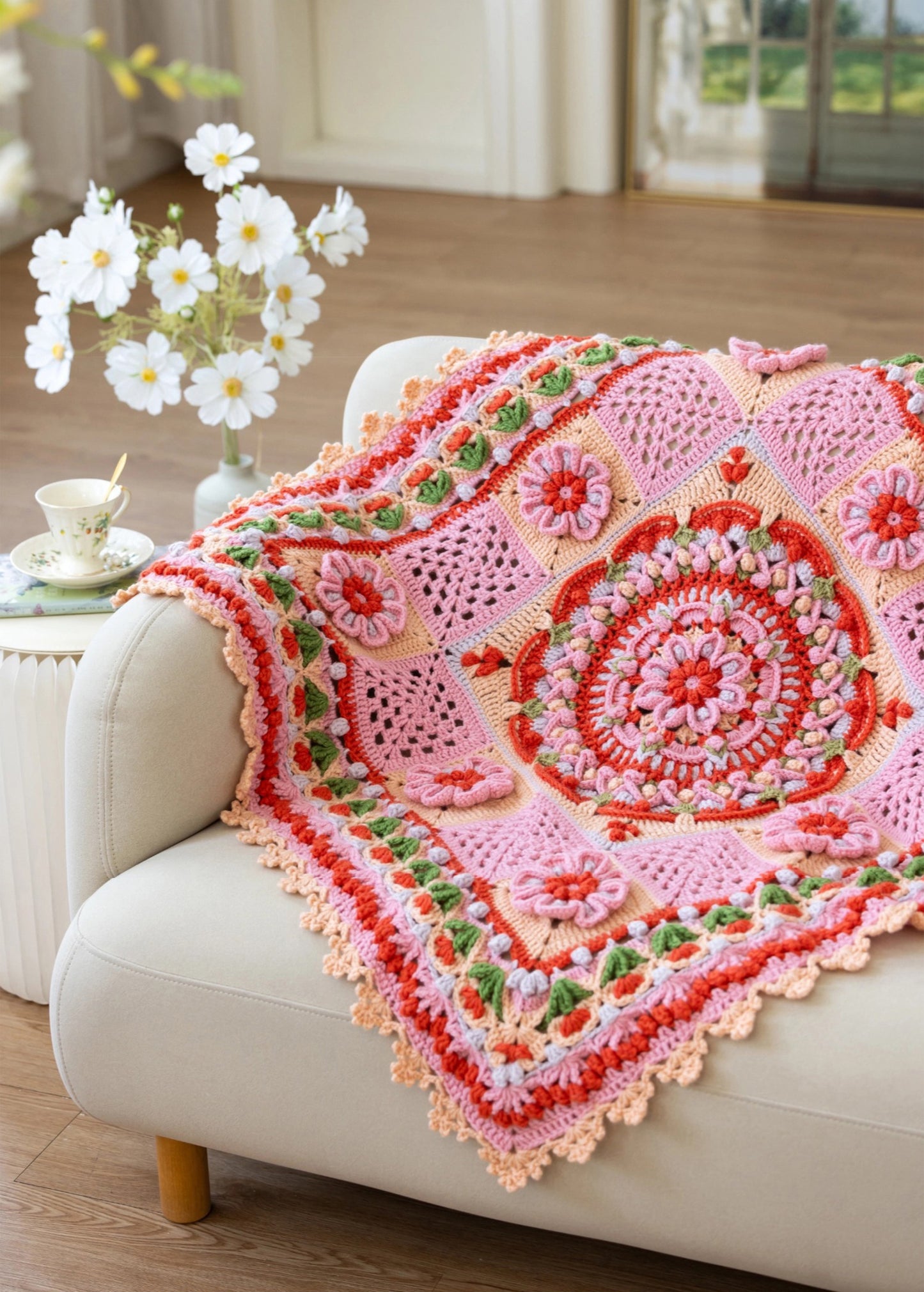 Colorful Blossom Crochet Kit