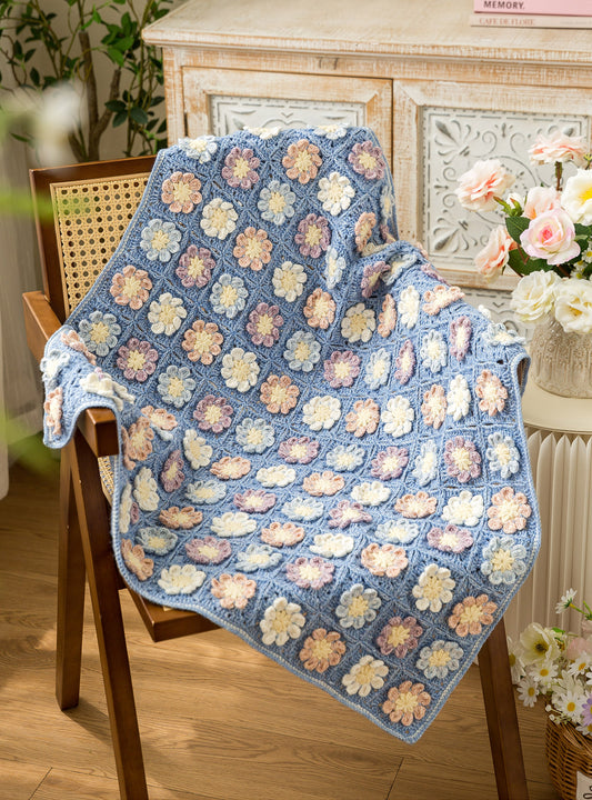 Daisy Motif Blanket Crochet Pattern