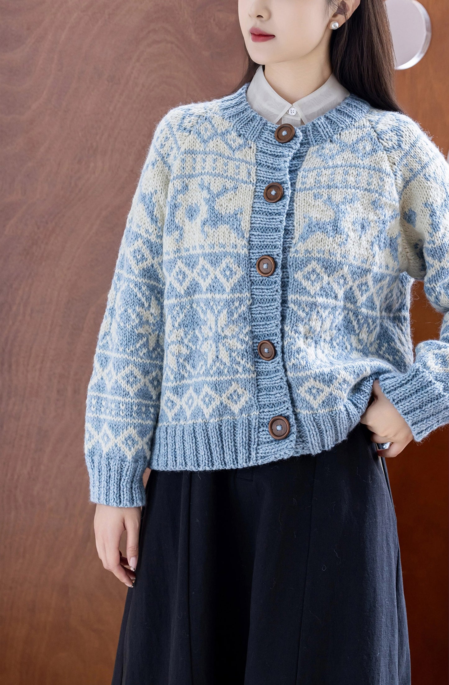 Snowfield Cardigan Knit Kit