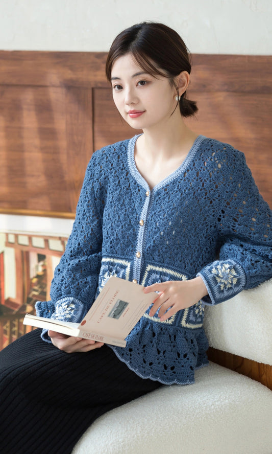 Starrock Cardigan Crochet Pattern