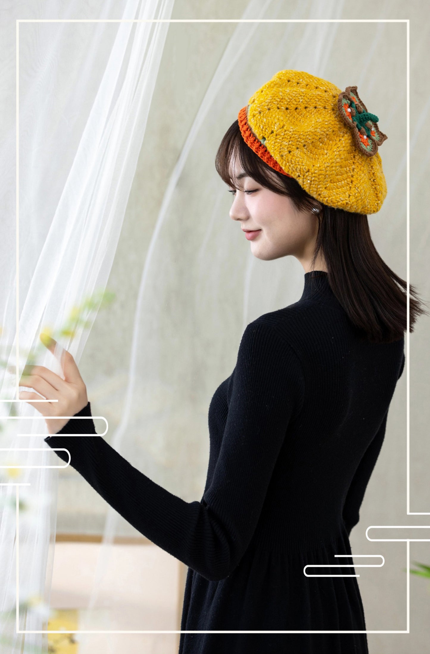 Persimmon Beret Crochet Pattern