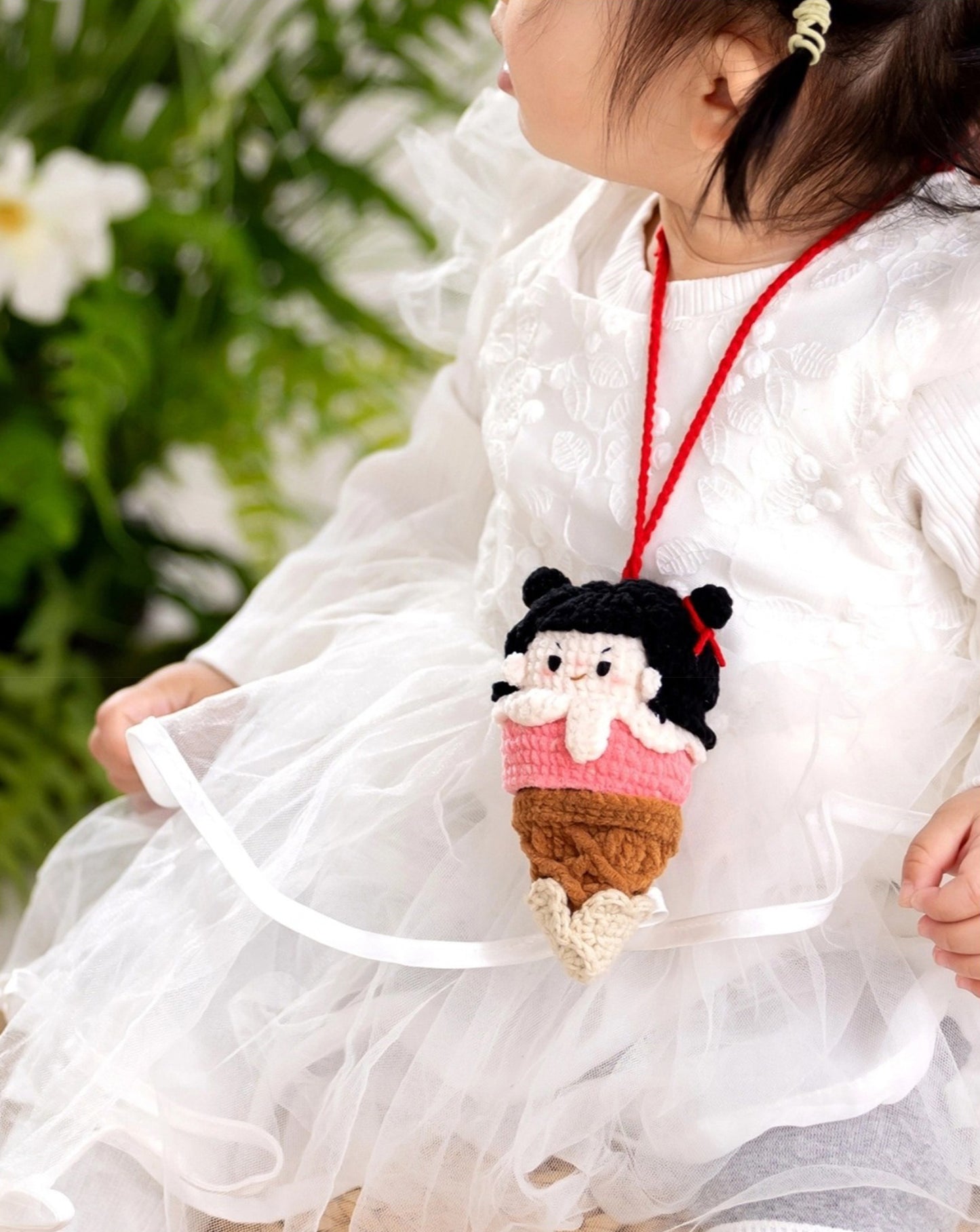 Ice-cream Cone Egg Pouch Crochet Pattern