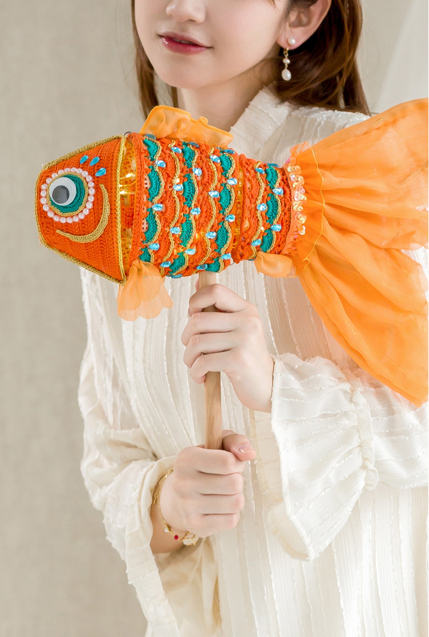 Lucky Koi Lantern Crochet Kit