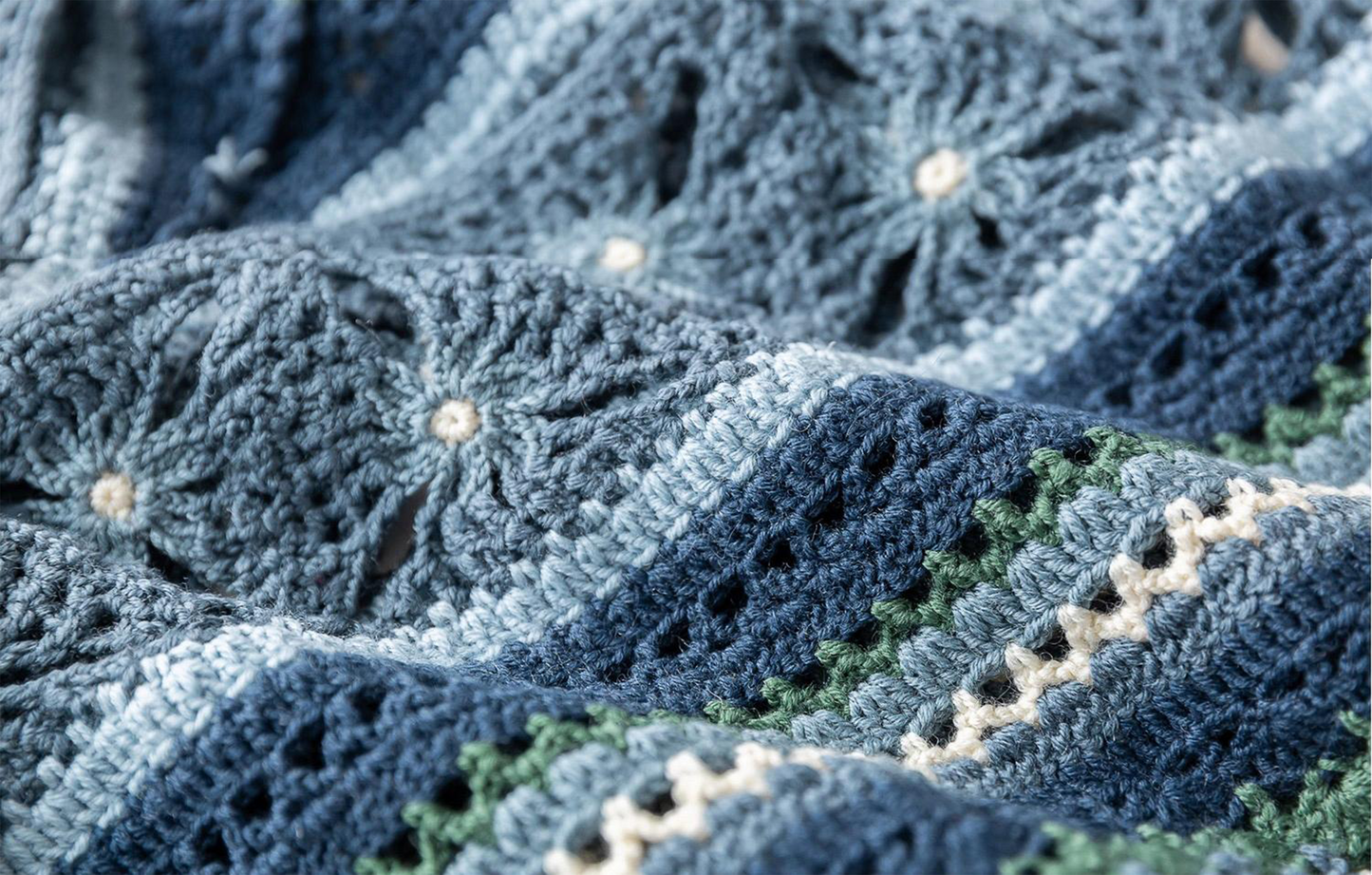 Abendglühender Pullover Häkelgarn Kitl | Retro-Nostalgie-Serie | Susans Familie