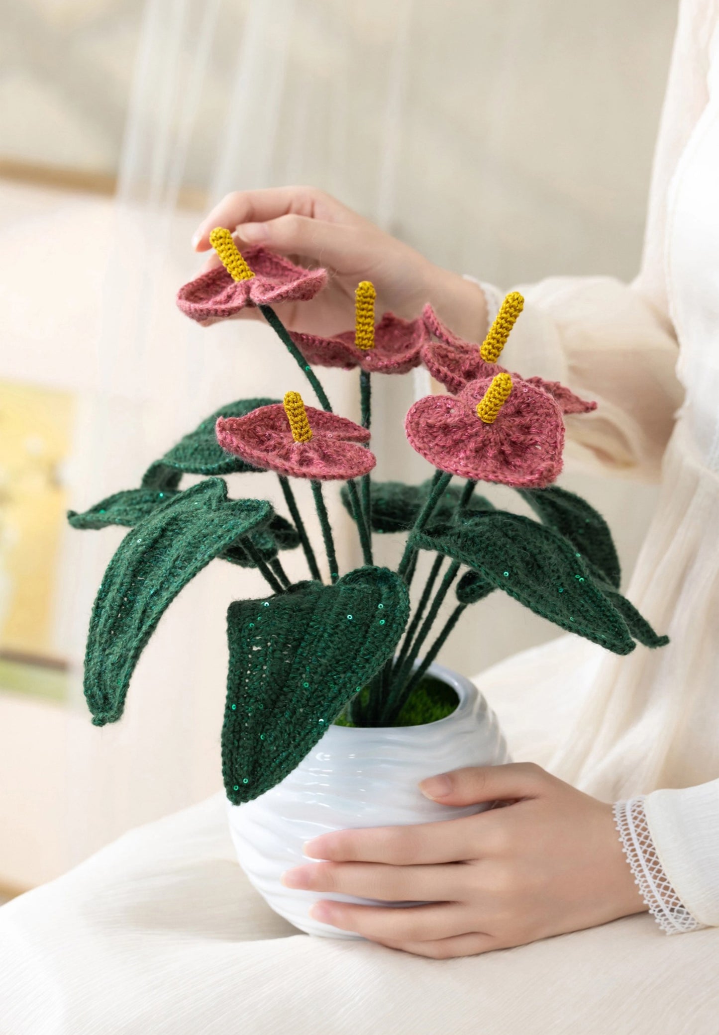 Fortune Anew Anthurium Crochet Pattern